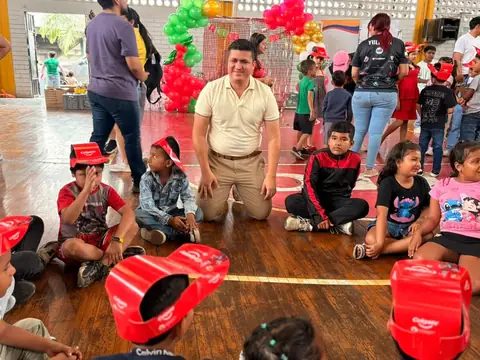 Agasajo navideño en Milagro